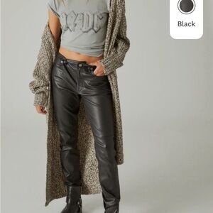 Lucky Brand Leather High Rise Skinny 8